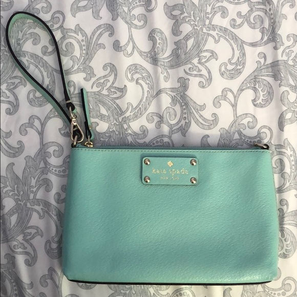 Kate Spade Mint green clutch - Picture 1 of 3